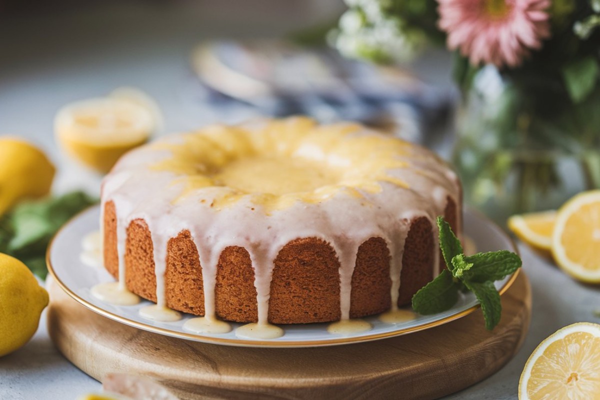 Can you use lemon juice instead of water in a lemon cake mix?