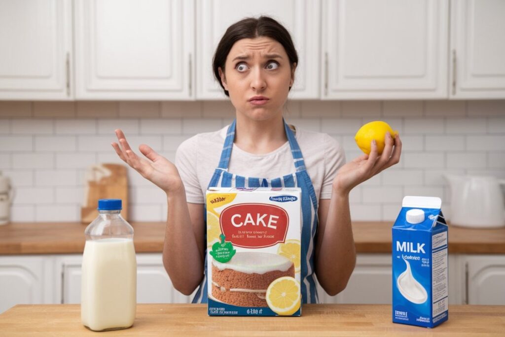 Can I Substitute Lemon Juice for Milk in Cake Mix?