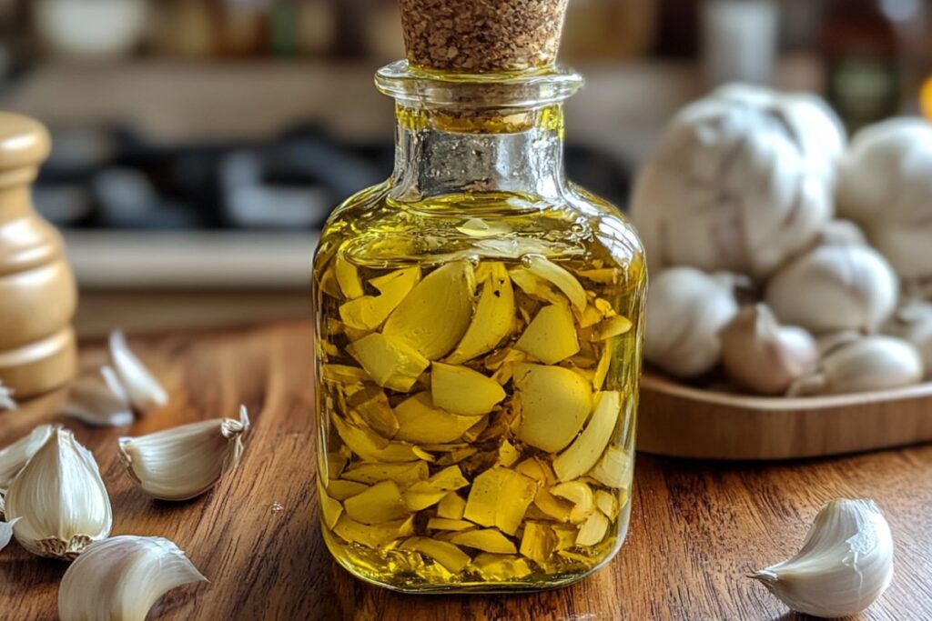 garlic infused olive oil