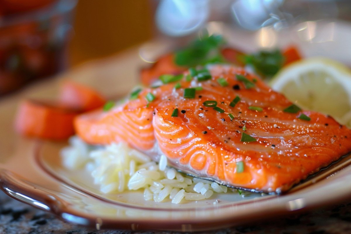 What tastes good on salmon?