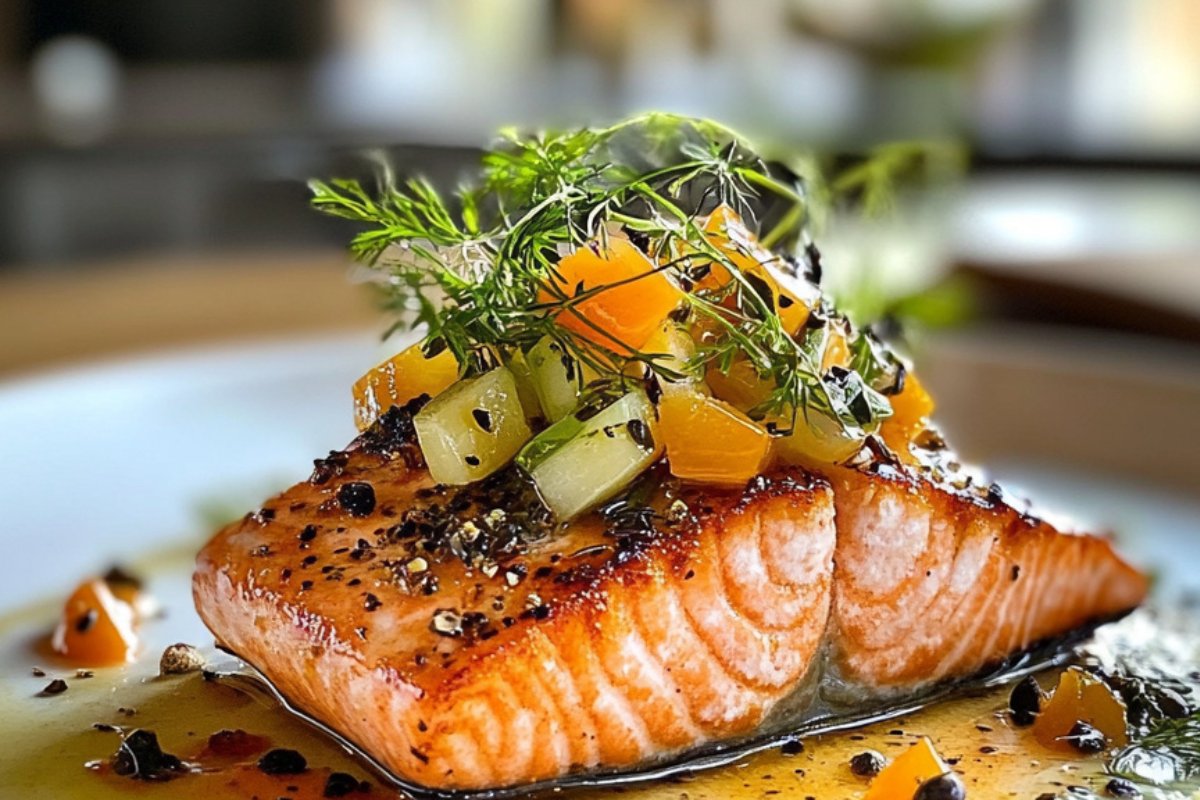 What sauce is good with salmon?