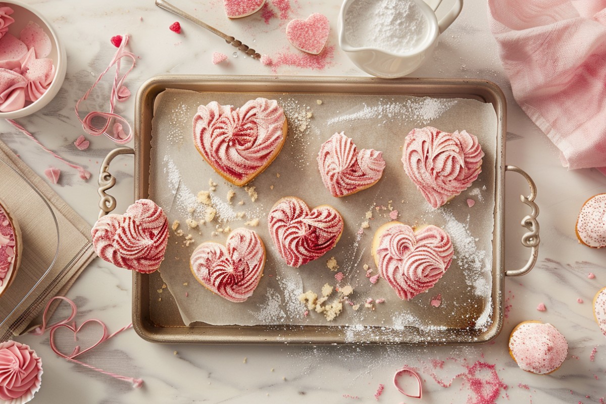 How to make hearts with frosting?