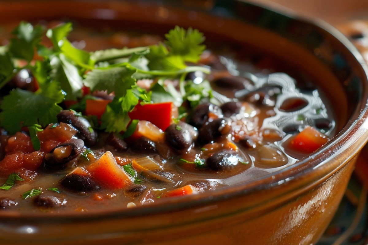 How long does black bean soup last in the fridge?