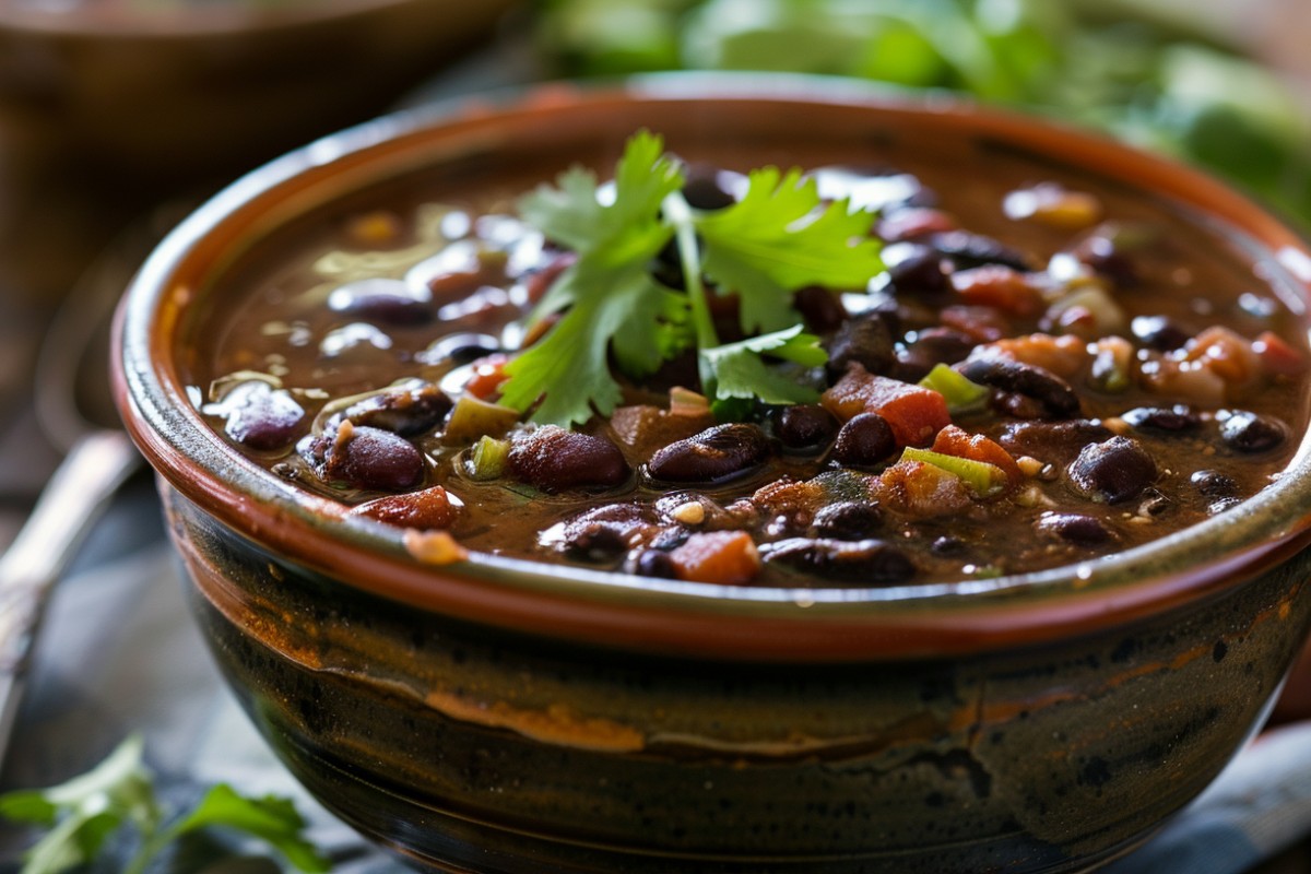 How long does black bean soup last in the fridge?