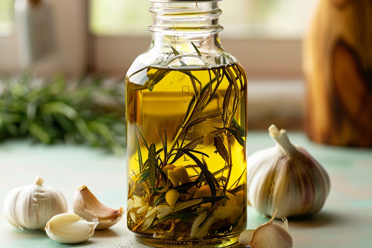 How long does garlic infused olive oil last?