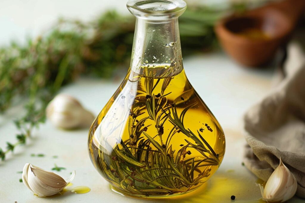 Can I put garlic in my olive oil bottle?