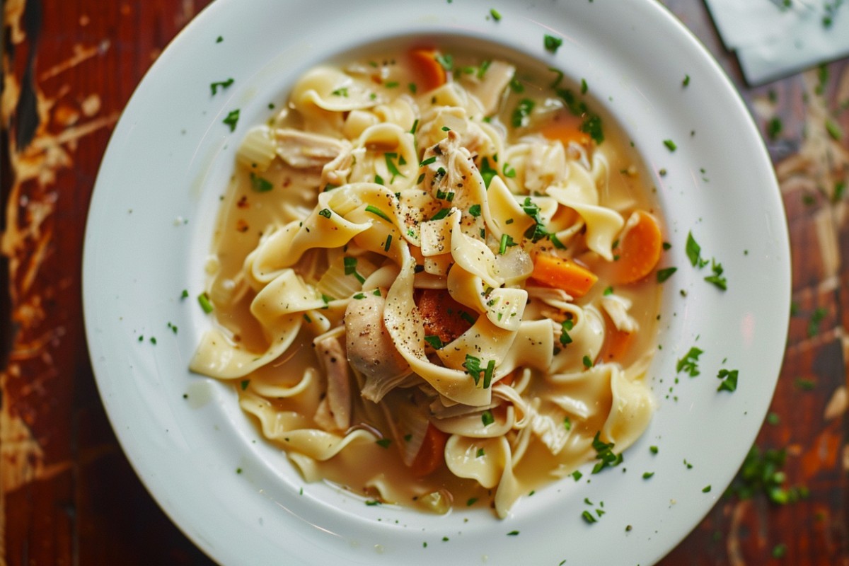 Why do people drink chicken noodle soup when sick?