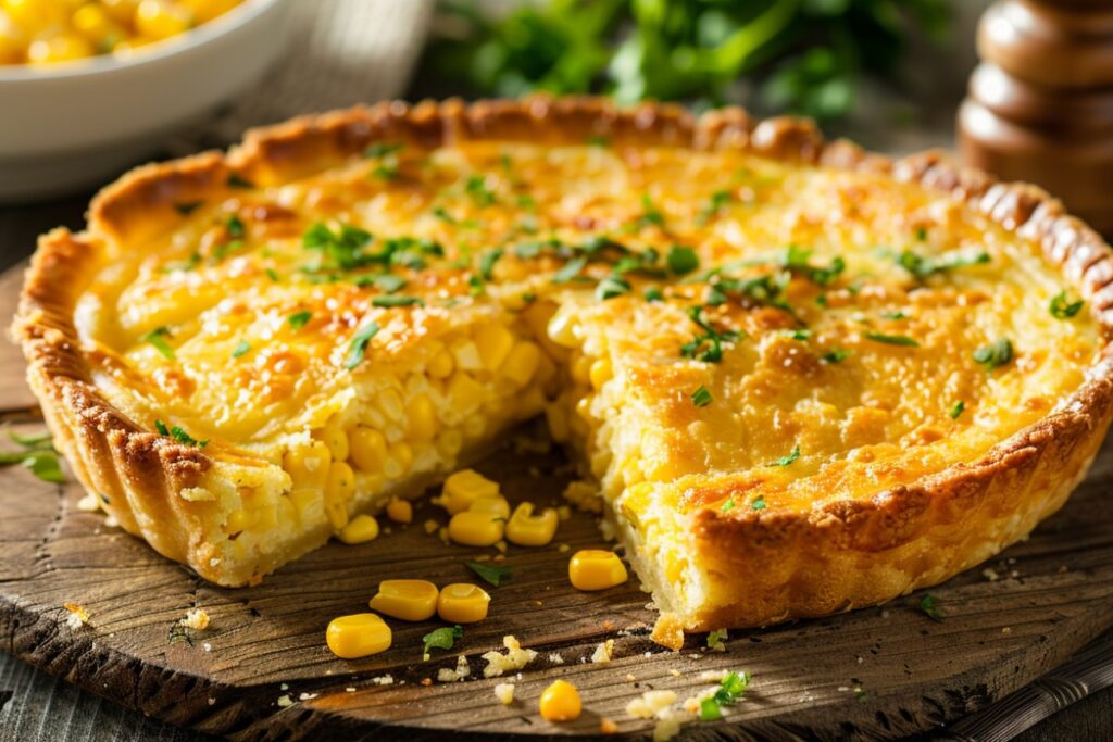 What is corn pie made of?