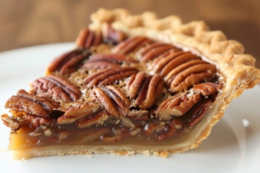 Why does pecan pie need corn syrup?