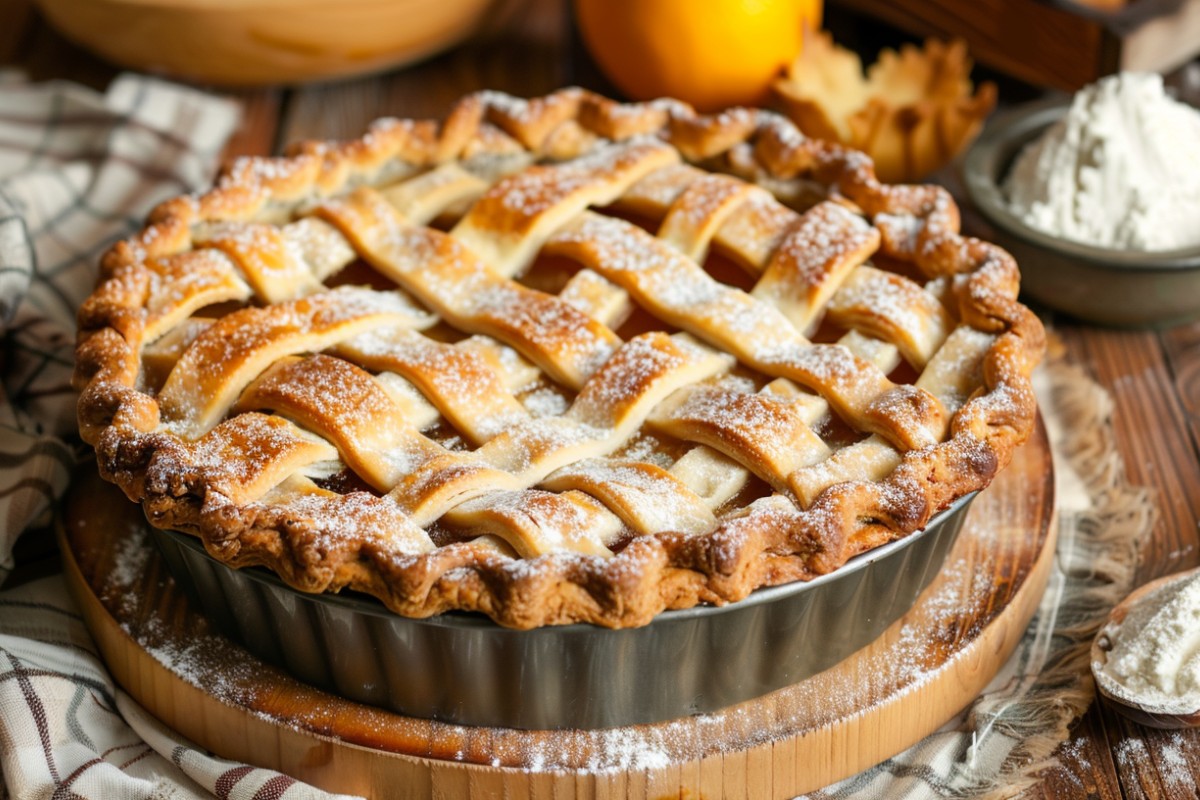 Why would you use cornstarch rather than flour when making a pie filling?