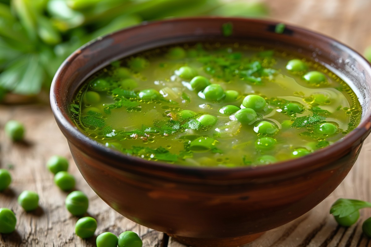 What does pea soup do for your body?