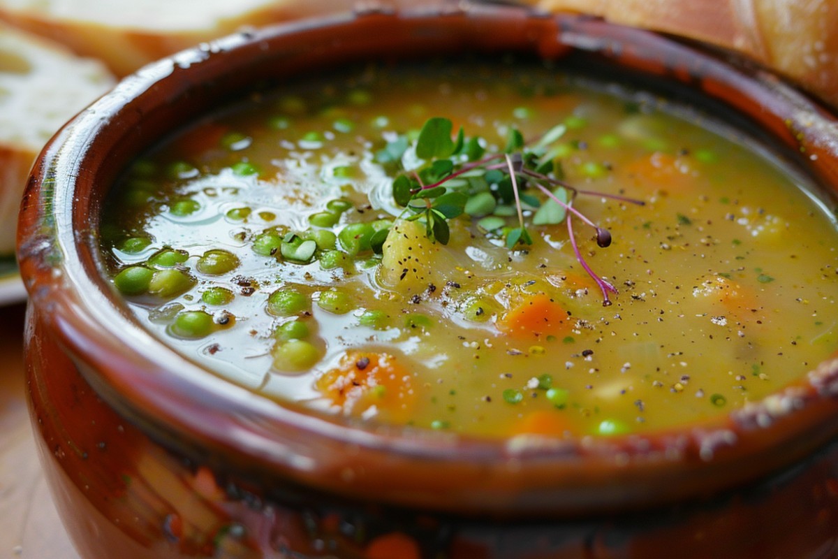 Is pea soup good for your bowels?