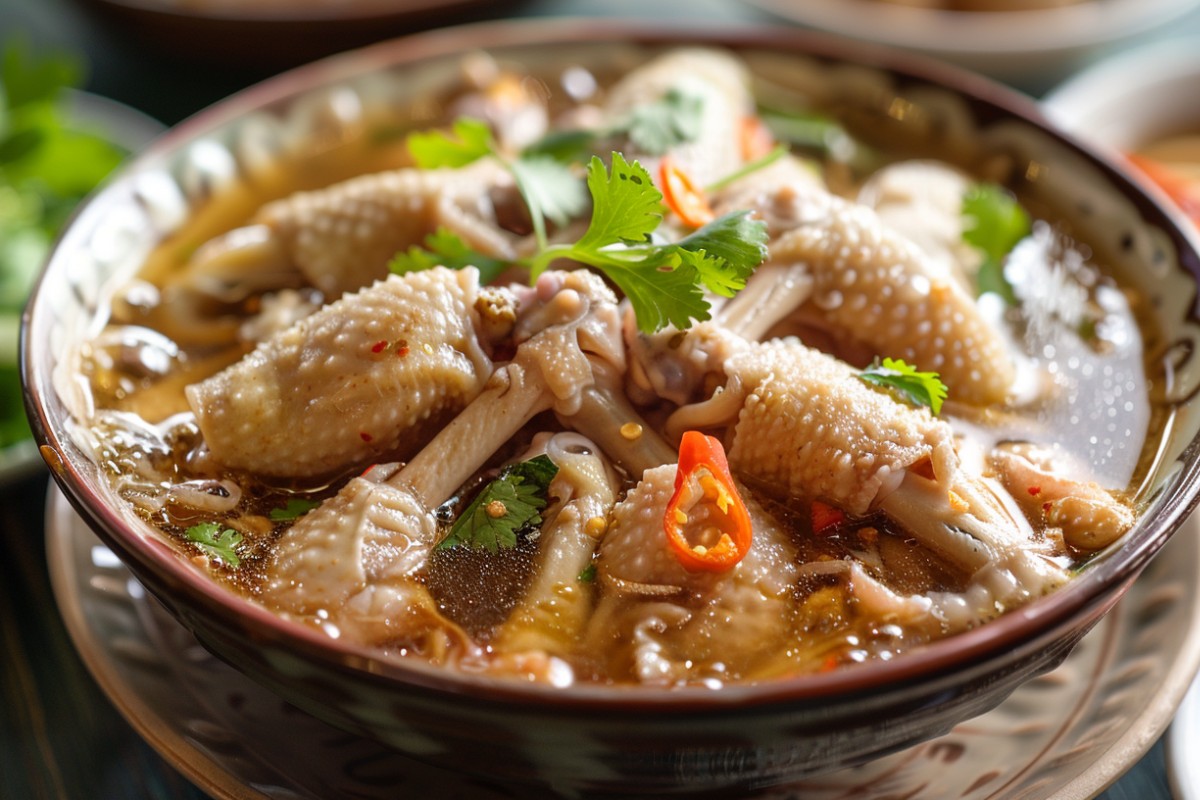 Where does chicken foot soup come from?