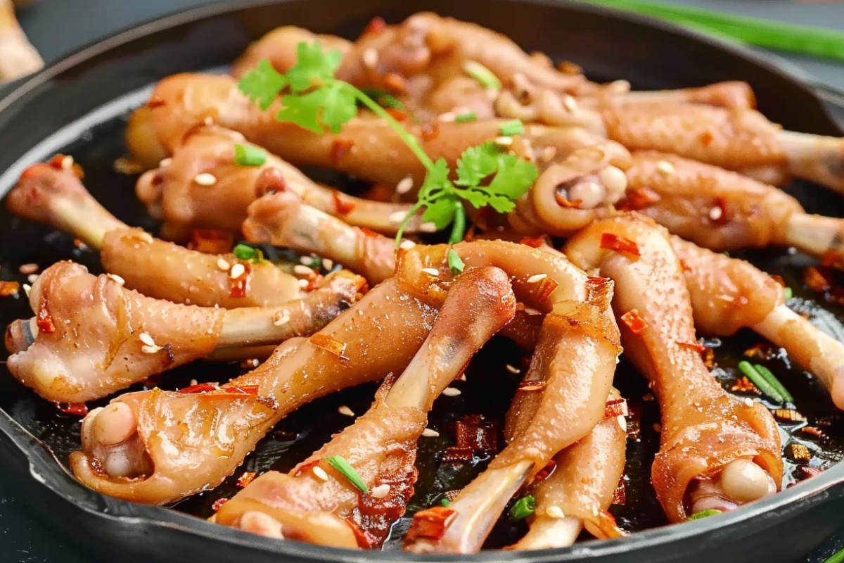 How long does it take to boil chicken feet?