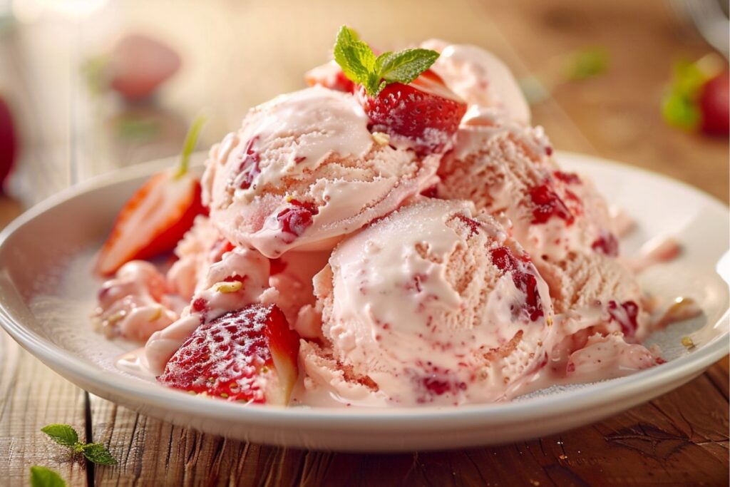 strawberry shortcake ice cream